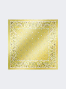 Bandanna Print Silk Foulard for Women - Lime Green - Max Mara UAE