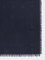 max mara jacquard-knit wool and silk shawl for women