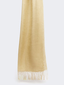 Linen Stole With Fringes for Women - Beige - Max Mara UAE