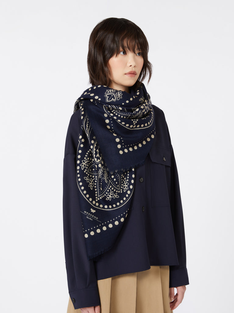 max mara wool and silk stole