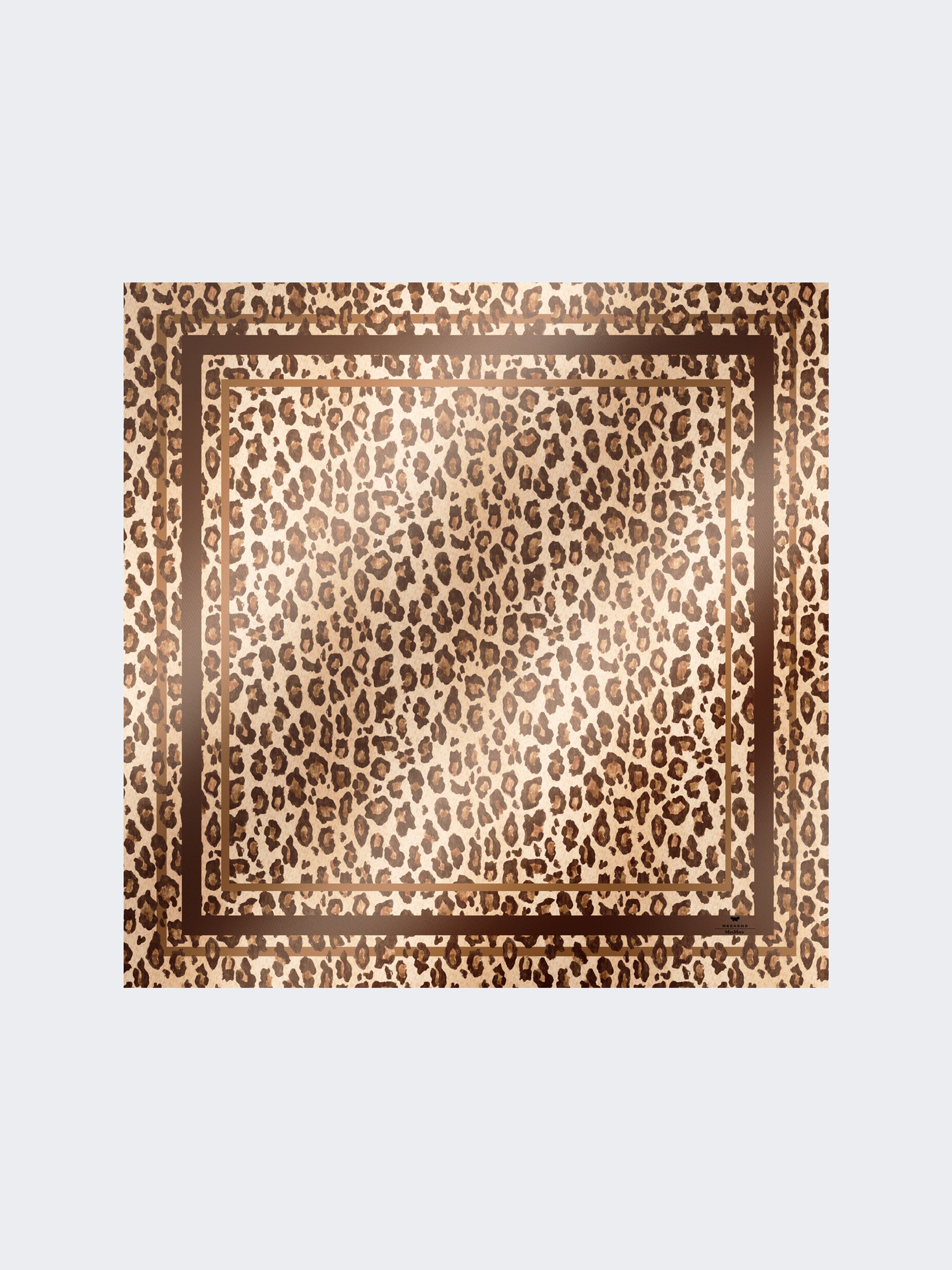 max mara patterned silk twill foulard for women