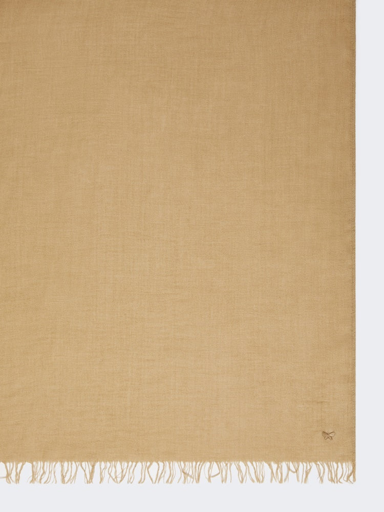 Viscose and cashmere shawl