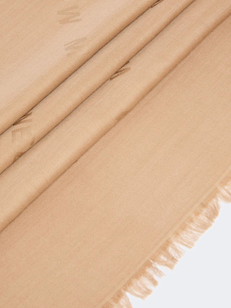 max mara jacquard wool and silk shawl