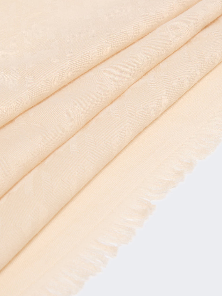 max mara jacquard shawl in modal, viscose and wool