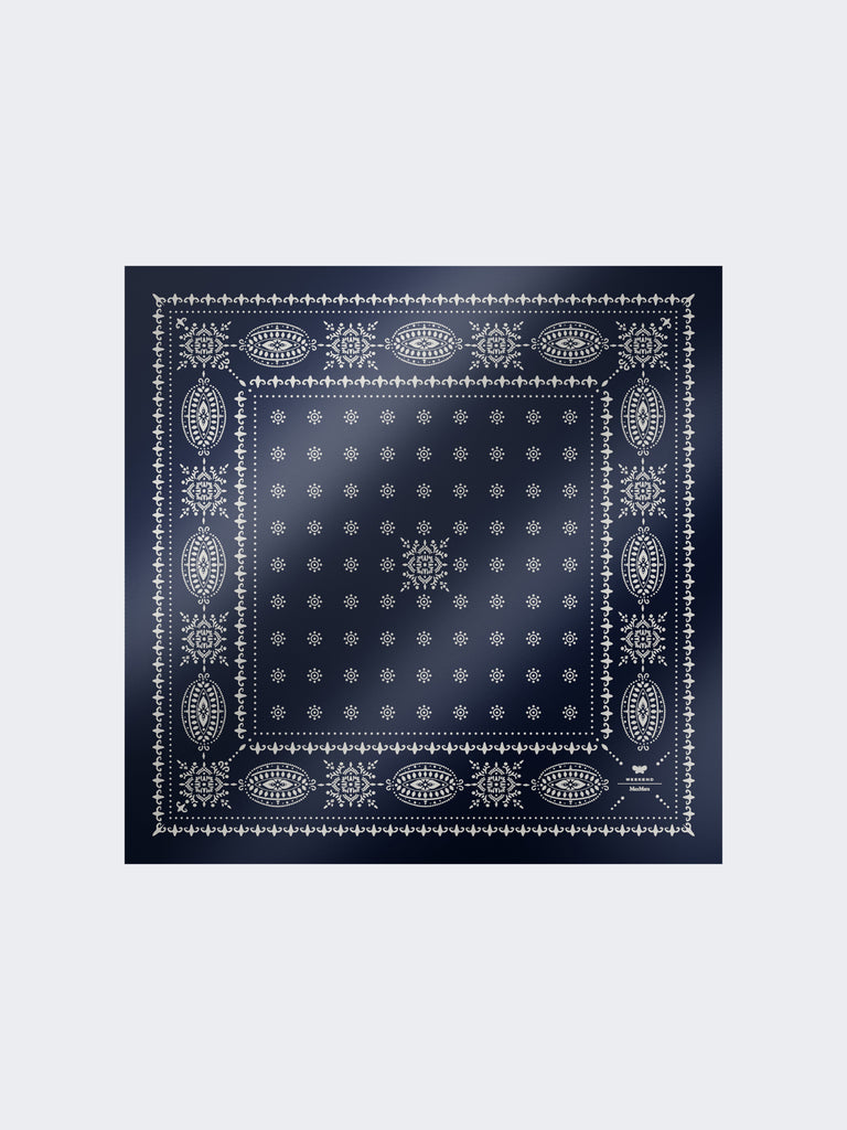 Printed silk scarf