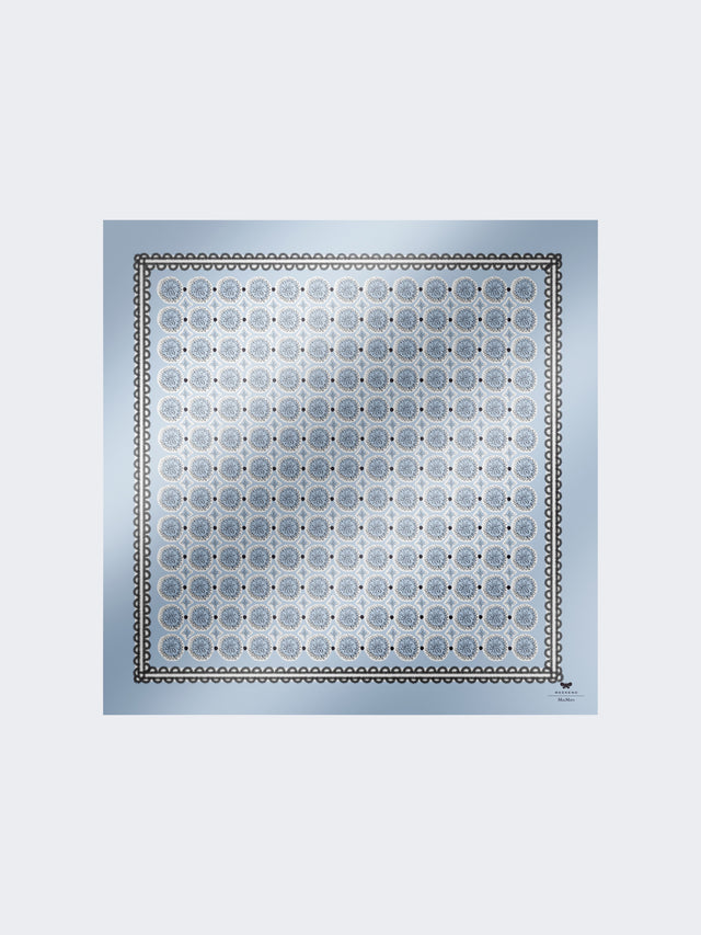 Printed silk scarf