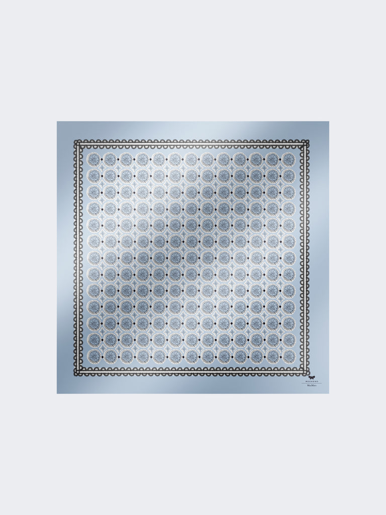 Printed silk scarf