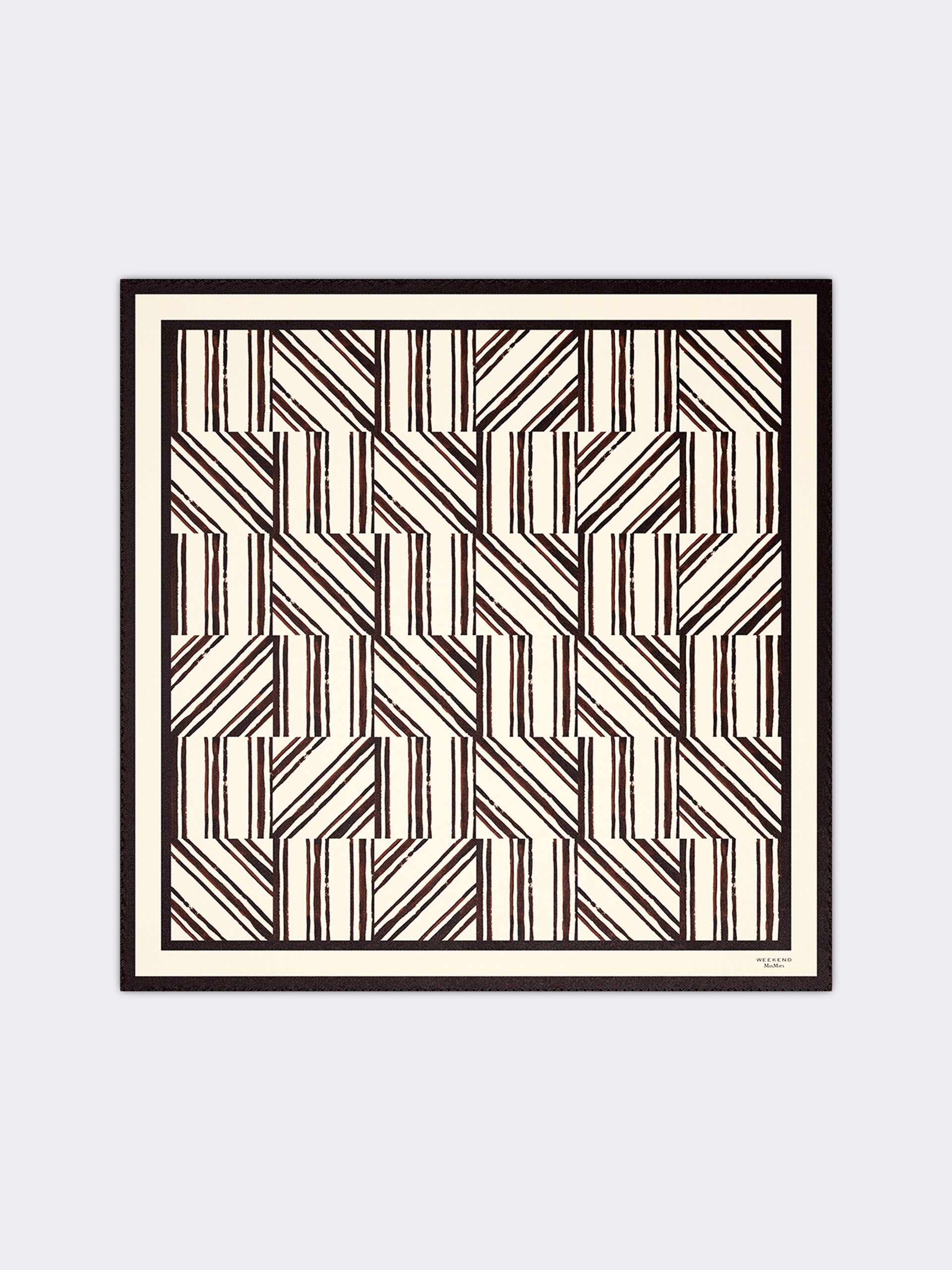 max mara printed silk twill scarf for women
