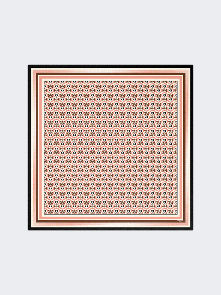 max mara printed silk scarf