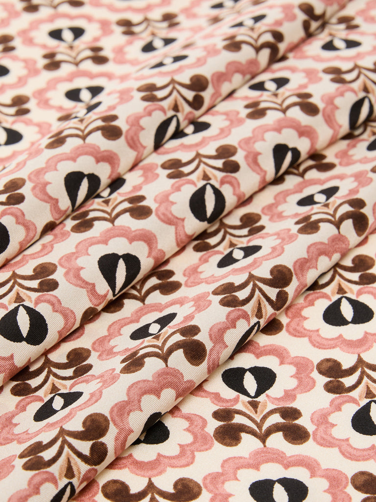 max mara printed silk scarf