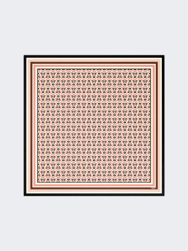 Printed Silk Scarf for Women - Ivory - Max Mara UAE