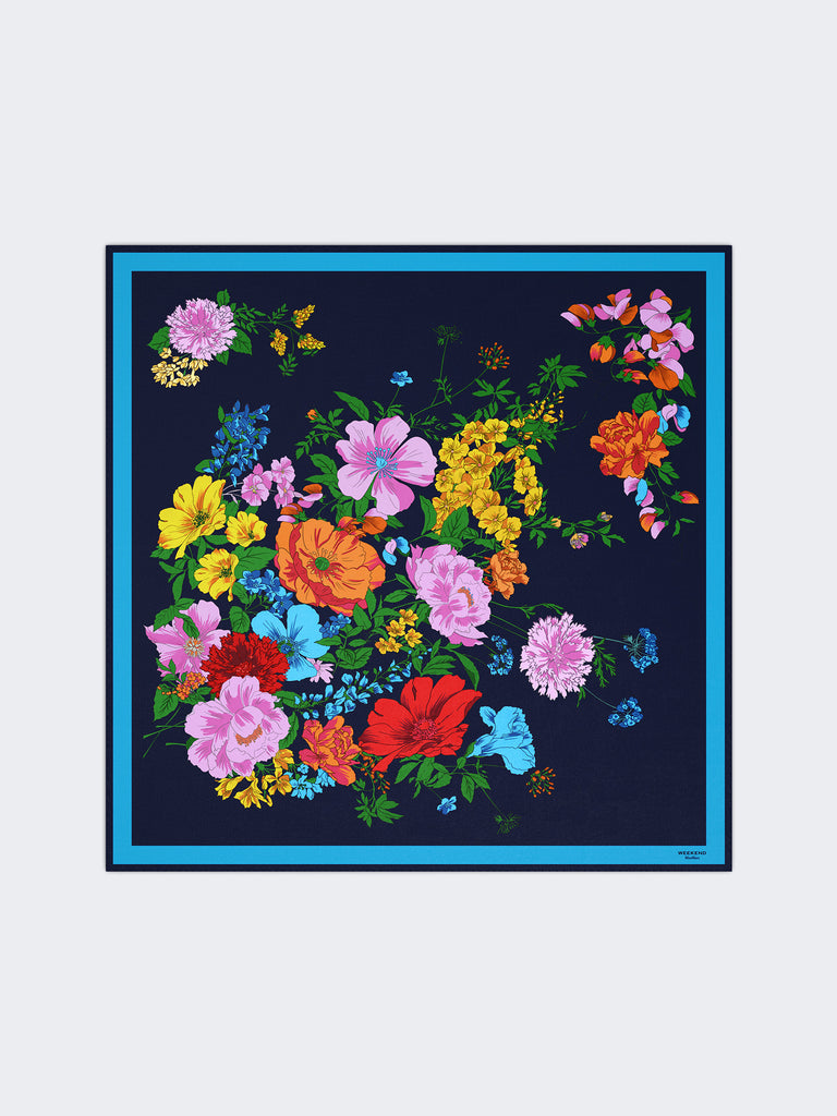 max mara patterned silk twill foulard