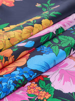 max mara patterned silk twill foulard for women