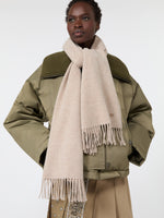max mara plain wool stole for women