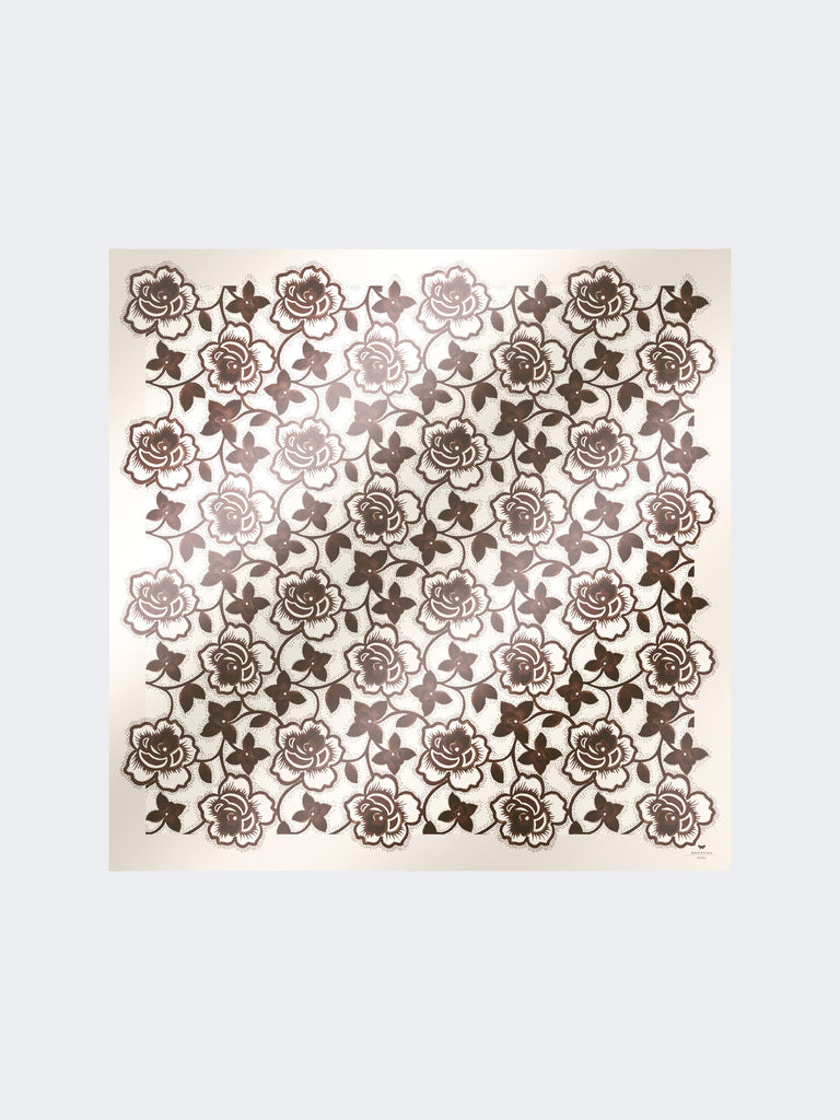 max mara printed silk pocket square