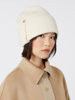 max mara cashmere beanie hat for women