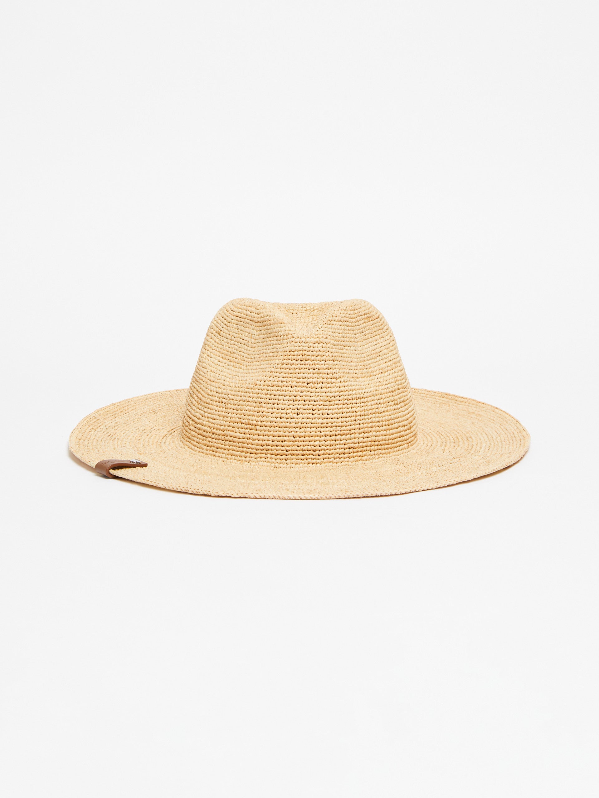 Gradient Raffia Hat for Women - Beige - Max Mara UAE