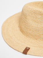Gradient Raffia Hat for Women - Beige - Max Mara UAE