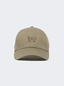 Canvas Baseball Cap for Women - Olive Green - Max Mara UAE