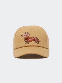 Cotton Canvas Baseball Cap for Women - Camel - Max Mara UAE