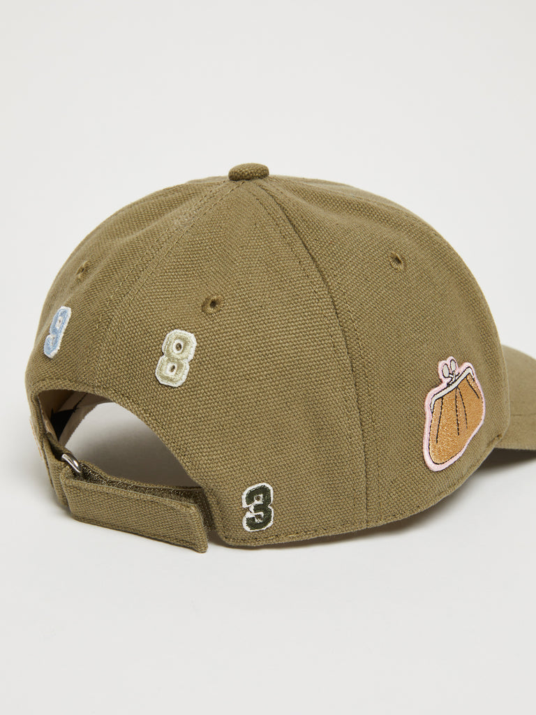 max mara canvas baseball cap
