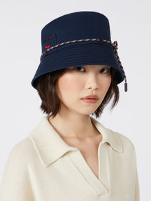 Canvas Cap for Women - Midnightblue - Max Mara UAE