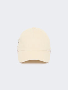 Velvet Baseball Cap for Women - White - Max Mara UAE