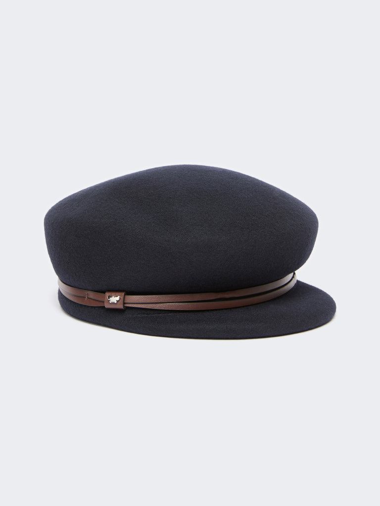 max mara wool felt baker boy hat