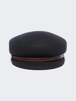 max mara wool felt baker boy hat for women