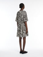 Short Dress In Patterned Jersey for Women - Black - Max Mara UAE