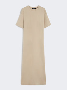 Milano-knit long jersey dress