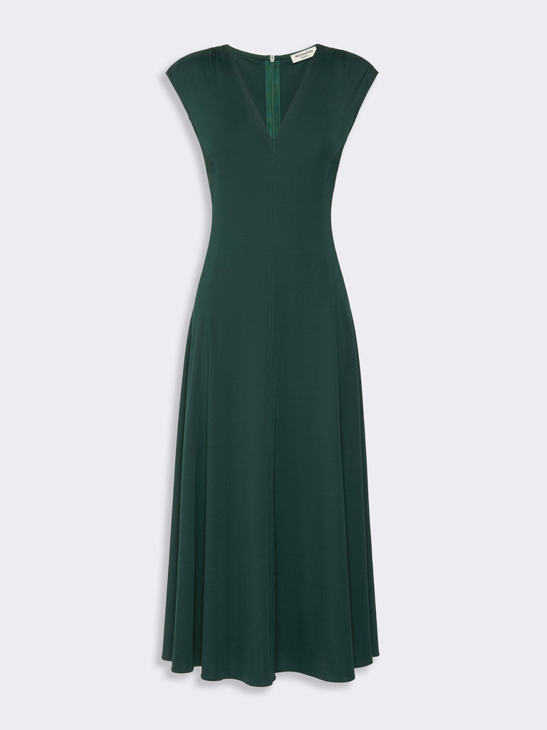 max mara long interlock jersey dress