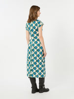 max mara patterned jersey midi dress for women