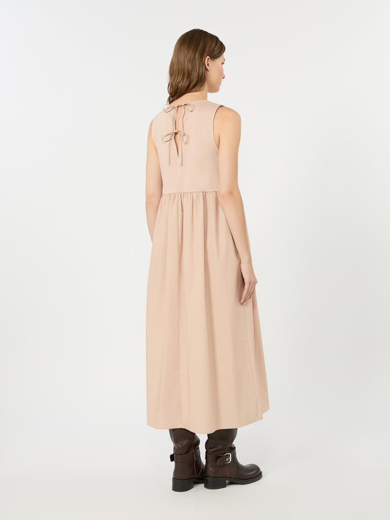 max mara jersey and cotton poplin dress