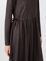 Jacquard Jersey Long Dress for Women - Brown - Max Mara UAE