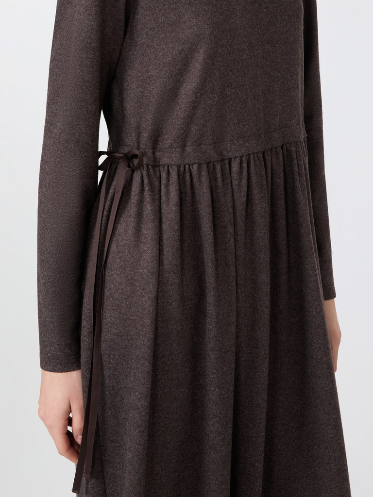 max mara jacquard jersey long dress