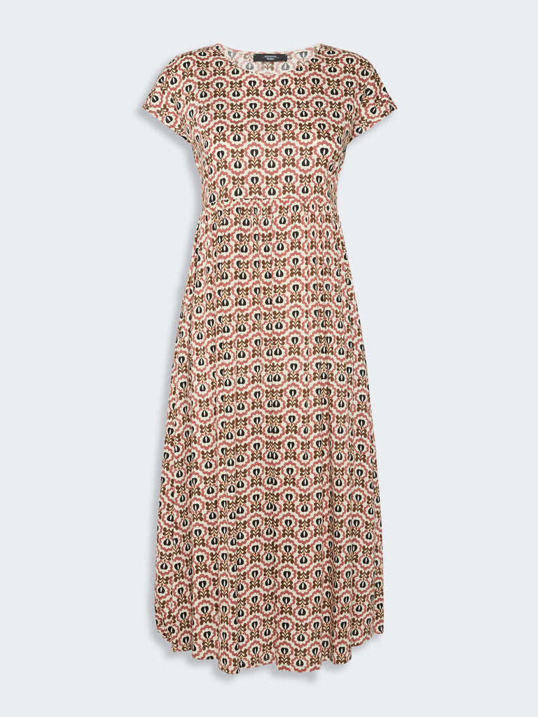 max mara long printed jersey dress