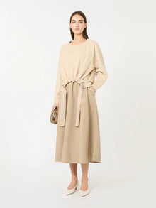 max mara technical fabric and cotton dress for women