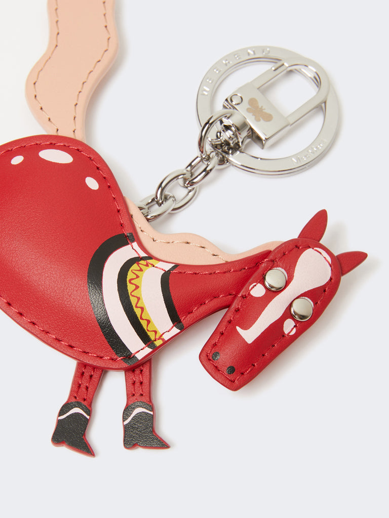 max mara leather keyring