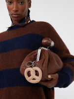 Leather Keyring for Women - Beige Pink - Max Mara UAE