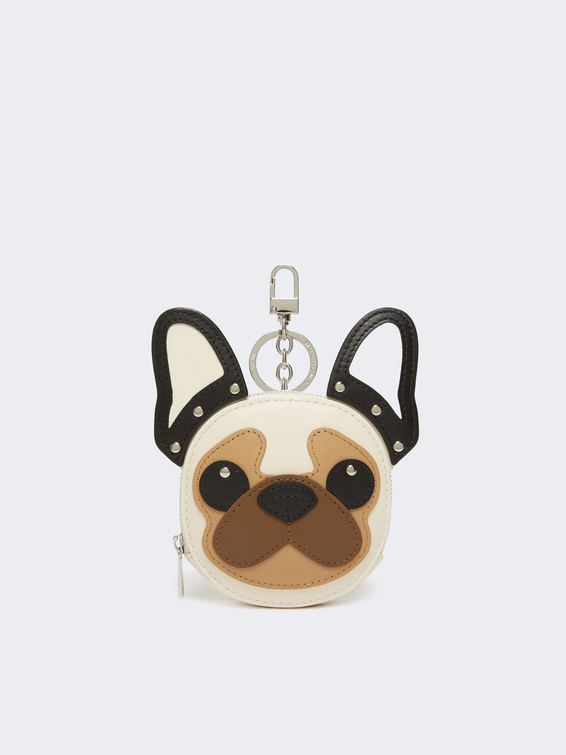 Leather Keyring for Women - White - Max Mara UAE