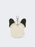 Leather Keyring for Women - White - Max Mara UAE