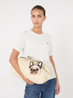 Leather Keyring for Women - White - Max Mara UAE