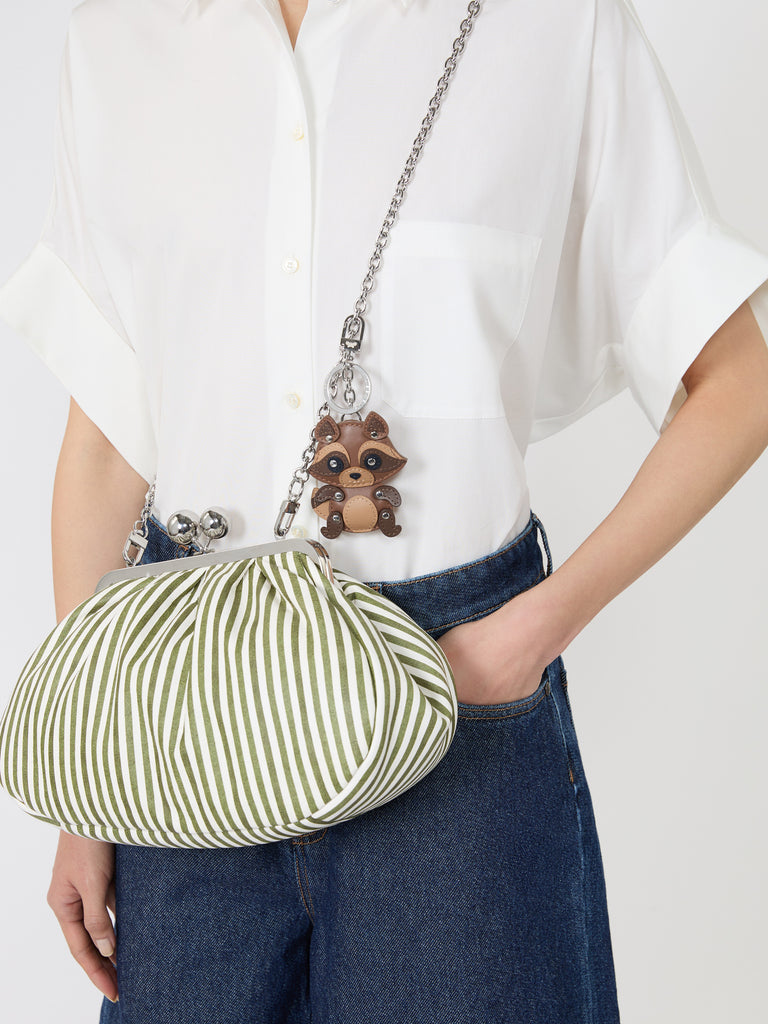 max mara leather keychain