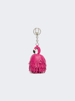 max mara nappa leather keyring with fringes for women