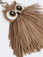 max mara nappa leather keyring with fringes for women