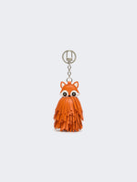 max mara nappa leather keyring with fringes for women