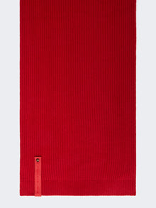 Ribbed Cashmere Scarf for Women - Dark Red - Max Mara UAE