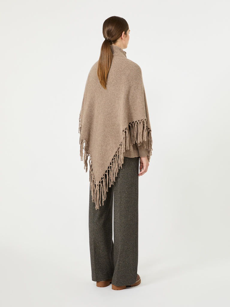 max mara fringed wool shawl