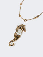 max mara metallic necklace with pin pendant for women
